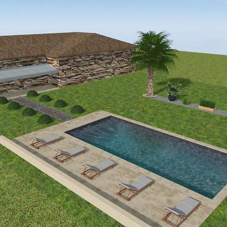 Entre Pierre Et Vigne - Charming Former Winery Farmhouse With Hot Tub & Swimming Pool Monestier  المظهر الخارجي الصورة